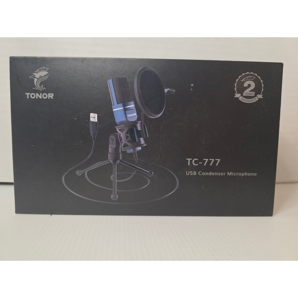 TONOR USB Condenser Microphone OS Blue Good TC-777